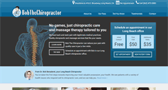 Desktop Screenshot of bobthechiropractor.com